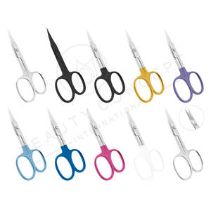 Ciseaux de manucure professionnels de style russe pour droitiers, en acier inoxydable, pointe incurvée de précision, coupe-cuticules, pour nail art - Product Image 4