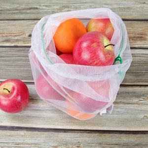 Bolsa de Red de Poliéster Ecológica, Portátil, Reciclable y Lavable con Tamaño Personalizado - Product Image 3