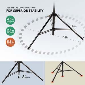 16 Ft Tall Tripod <b>Light</b> Stand TT480 - Product Image 5