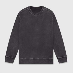 Sweat-shirt à col rond confortable pour l'hiver, teinté, avec impression numérique, léger et tendance, pour les occasions décontractées et les activités de plein air - Product Image 1