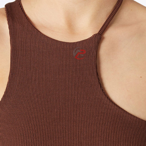 Gros Yoga Soutien-Gorge Logo Personnalisé Bonbons Couleurs Haut Dos Nu Avec Replier Femmes D'été Vêtements fitness soutien-gorge haut - Product Image 3