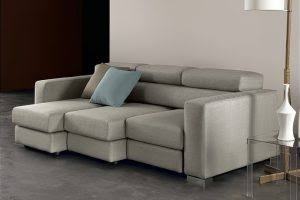 Sofá Cama Convertible de Dos Plazas de Alta Calidad, 100% Hecho en Italia, con Tela Contemporánea de 13/18 cm, Funda Extraíble y Lavable para Sala de Estar - Product Image 2