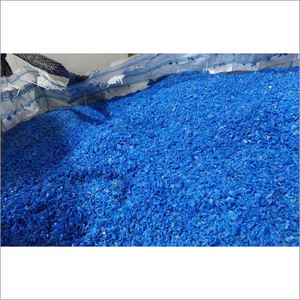 Residuos de plástico HDPE en forma de tambor azul/Reciclaje de tambores HDPE/Chatarra de HDPE en escamas a la venta - Product Image 6