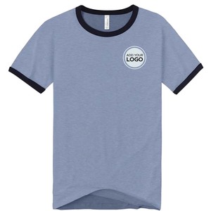 Camisetas Camiseta para hombre Camiseta informal Camisetas personalizadas Ringer Camisetas de manga corta Deporte Logotipo personalizado Ringer Camiseta - Product Image 1