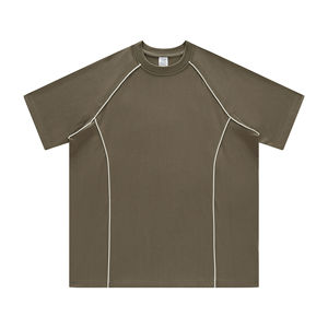 ใหม่ผ้าฝ้าย 100% แขนสั้นเสื้อยืดเปล่าเฮฟวี่เวทขนาดใหญ่กว่าเสื้อยืดธรรมดาพิมพ์เสื้อยืดกีฬาที่กําหนดเอง - Product Image 3