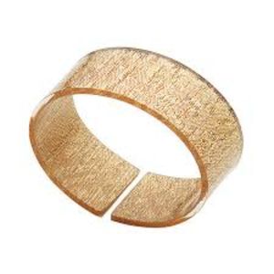 Rond de serviette en métal poli doré avec une finition élégante Parfait Hôtel Restaurant Décor de table de mariage Accessoire de salle à manger élégant - Product Image 4