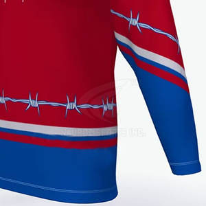 La última camiseta de hockey sobre hielo personalizada hecha en Pakistán Servicio OEM disponible Colores surtidos - Product Image 6