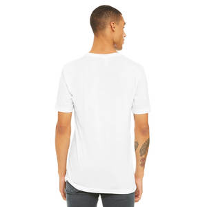 Camiseta de Manga Corta para Hombre, Cuello en V, Algodón Pima, Jersey Triblend - Product Image 2
