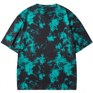 Camisetas personalizadas tie Dye para hombre para el verano tela de algodón transpirable impresión OEM con etiqueta privada y personalización del diseño del logotipo - Product Image 2