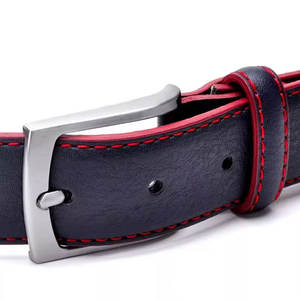 Ceinture en cuir véritable réglable, accessoire de taille élégant pour veste homme, vêtement de mode - Product Image 2