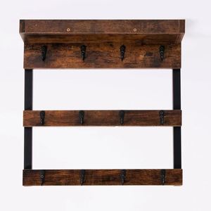 Unique wood metal mug stand cup holder coffee mug holder for home kitchenware hotel <b>tabletop</b> kitchen counter made in india 2023 - Product Image 3