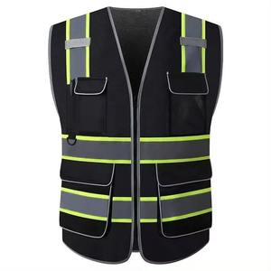 Chaleco de seguridad de alta visibilidad personalizado, la mejor calidad, duradero, para hombres, ropa de trabajo de seguridad reflectante, chaleco de seguridad personalizado OEM - Product Image 1