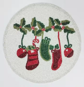 In-demand <b>placemats</b> embroidered <b>and</b> beaded <b>table</b> <b>runner</b> <b>and</b> Perfect for home dining or wedding decor. at a budget-friendly price - Product Image 1