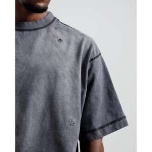 เสื้อยืดทรงบ็อกซี่ รุ่น Essential สีซีดแบบดิสเทรส ผ้าฝ้าย 100% ระบายอากาศได้ดี กันยับ มีให้เลือก 240 กรัม 280 กรัม 300 กรัม ผ้าเจอร์ซีย์ ผ้าเทอร์รี่ ใหม่ - Product Image 5