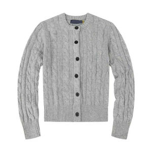 Suéter de manga larga de tendencia de alta calidad, suéter ligero para mujer, suéter de algodón 100% transpirable, tarifa al por mayor de algodón 100% - Product Image 4