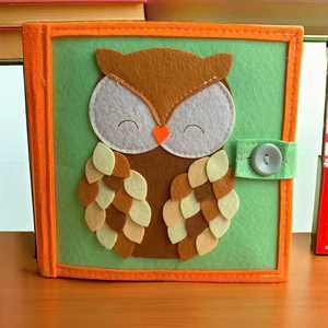 Libro Sensorial de Fieltro Hecho a Mano, Personalizado para Bebés, Libro de Actividades Sensoriales, Juguete Suave Inspirado en Montessori para Viajes y Juego - Product Image 1