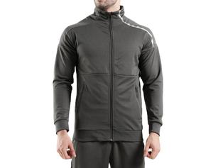 ชุดวอร์มผู้ชายคอตั้ง ผ้าโพลีเอสเตอร์/คอตตอน แขนยาว น้ำหนักเบา แห้งเร็ว ระบายอากาศดี มีกระเป๋าข้าง สไตล์ลำลอง ขายส่ง - Product Image 1