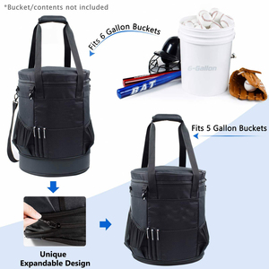 SPORTSWORLD Equipo de malla de baloncesto de microfibra resistente Bolsa de pelota Correa de hombro Bolsillos delanteros Capacidad de 50-70L para deporte - Product Image 4