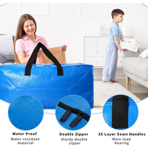 Sacs à provisions extra larges robustes fourre-tout de rangement poignées solides et sangles de sac à dos fabriqués au Vietnam OEM - Product Image 5