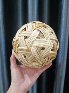 ลูกบอลหวายทรงกลมสำหรับงานหัตถกรรมเซปัคตะกร้อตกแต่งคริสต์มาสปรับขนาดได้ - Product Image 6