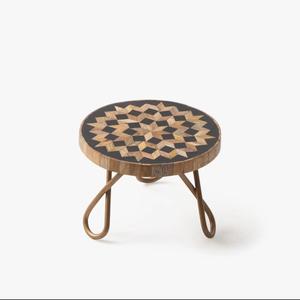 Soporte de pastel de madera de acacia de calidad sostenible con patas de metal, soporte para cumpleaños, bodas, fiestas, regalos de inauguración de la casa, la mejor calidad - Product Image 2