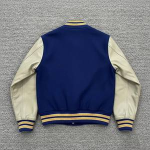 OEM Custom Logo Streetwear <b>Leather</b> Women Varsity <b>Jackets</b> Customized High Quality Drop Shoulder Women Varsity <b>Jackets</b> - Product Image 4