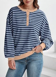 Sudadera extragrande de manga larga para mujer, ropa de abrigo moderna de mezcla de algodón cálido para clima frío - Product Image 4