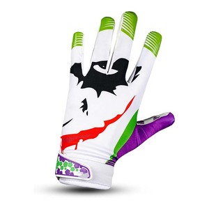Gants de football américain en silicone 7v7 de qualité supérieure, personnalisés avec impression, dotés d'une technologie antidérapante pour des prises sécurisées - Product Image 6