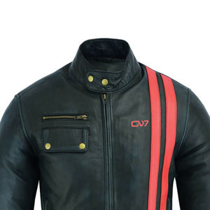 Chaqueta de moto para hombre, chaqueta de cuero para moto, motorista de carreras, aprobado, impermeable, para todo tipo de clima - Product Image 6