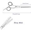 Ciseaux de coiffure en acier inoxydable pour salon de coiffure à domicile avec vis de réglage fin Outils de beauté pour couper les cheveux pointus - Product Image 5