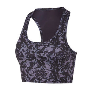 Sujetador Deportivo Elegante para Correr, Yoga y Fitness, de Secado Rápido, Transpirable, Elástico, con Diseño de Tirantes, Letra Frontal, Impermeable - Product Image 4