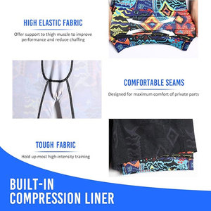 Pantalones cortos de cintura alta sin costuras para gimnasio, mallas de nailon de secado rápido, efecto push-up, cierre de cintura elástica, logotipo frontal, Yoga sólido - Product Image 3