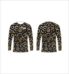 T-shirt à manches longues Ferocious, imprimé géométrique abstrait, col rond, séchage rapide, haut tricoté décontracté pour homme, vente en gros, OEM personnalisé - Product Image 5