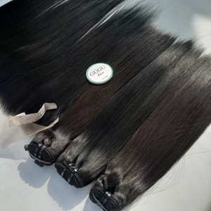 GUGU HAIR Extensions de cheveux vierges Remy vietnamiens à double trame, ultra-lisses, ondulations profondes, 8-30 pouces, vente en gros - Product Image 1