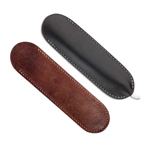 Navaja de Afeitar Recta Plegable Anbbas, Shavette de Acero Inoxidable con Mango de Madera Maciza de Olivo, Negro, Calidad Premium - Product Image 1