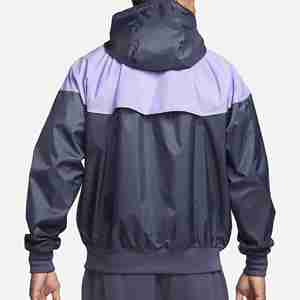 Custom Winter Hooded Canvas Windbreaker <b>Jacket</b> with Front Customized Logo Waterproof Breathable <b>Plus</b> <b>Size</b> Men's - Product Image 2
