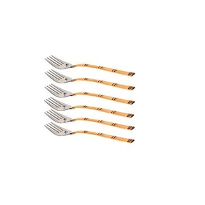 Cuchillo para cubiertos de acero inoxidable de diseño moderno, hecho a mano, mango único, juego de cubiertos dorados, evento más vendido - Product Image 2