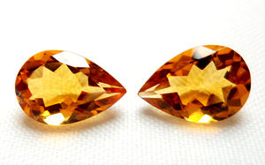 Venta caliente Natural naranja citrino forma de pera corte facetado citrino piedra preciosa suelta DIY fabricación joyería piedra citrino de alta calidad - Product Image 6