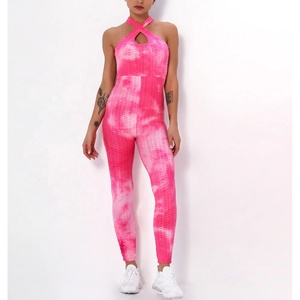 Conjuntos de Yoga para Mujer, Conjunto de Yoga Deportivo sin Costuras, Leggings de Cintura Alta, Sujetador Deportivo, Atuendo de Gimnasio con Cordón, Talla Grande - Product Image 4