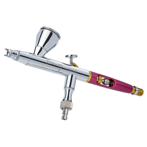 Mini aerógrafo de base inalámbrico de mano de doble acción, pistola pulverizadora para Barba y pelo, Kit de compresor de aire, aerógrafo de maquillaje de peluquero - Product Image 1