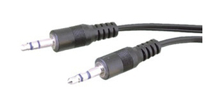 Cavo di collegamento audio stereo da maschio a maschio da 3 m, 3,5 mm. (Electro DH 37.160/3) - Product Image 1