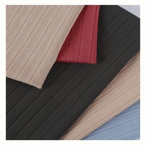 Fournisseur de la Chine en gros doux 2*2 4*2 8*3 polyester spandex large côtelé tricot tissu de vêtements de sport pour robes - Product Image 4