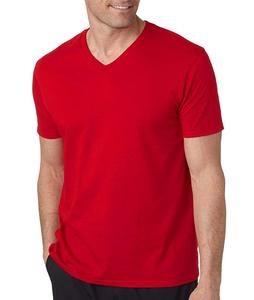 Vente chaude hommes col en V t-shirts grande taille meilleure qualité respirant Jersey Style décontracté à manches courtes vêtements d'été col en V t-shirt - Product Image 2