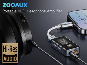 เครื่องขยายเสียงหูฟัง zooaux แอมป์ USB แบบพกพาที่มีเอาต์พุตคู่ขนาด4.4มม. และ3.5มม. รองรับ PCM - Product Image 5