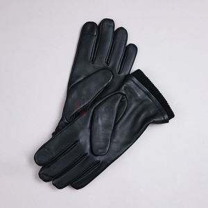 Vente chaude gants en cuir de mouton véritable gants d'hiver doux et chauds pour un usage quotidien prix d'usine direct pas cher - Product Image 4