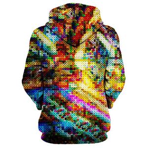 เสื้อกันหนาวมีฮู้ดสำหรับผู้ชายมีซิปมีฮู้ดสำหรับผู้ชายดีไซน์ใหม่แบบเต็มใบหน้ามีซิปรูดโลโก้ออกแบบได้ตามต้องการ - Product Image 4