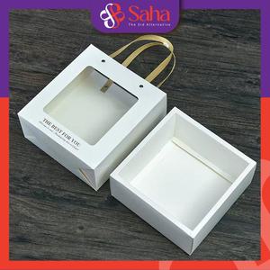 Bolsa de papel Kraft de lujo personalizada 18*18*9 CM Dimensiones Novedad Regalo Moda Compras Embalaje para cosméticos Artesanía Muestra gratis - Product Image 4