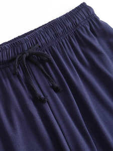 Pantalones cortos lisos seleccionados de color personalizado para hombre de algodón personalizados para colección de camisetas de manga corta para hombre - Product Image 5