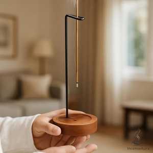 Quemador de Incienso Indio Religioso de Madera Hecho a Mano y Sostenible para Aromaterapia, Spa, Yoga, Meditación y Uso Doméstico - Product Image 5