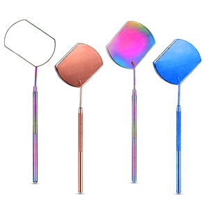 Nouveauté Miroir cosmétique grossissant en acier inoxydable de haute qualité avec outil d'inspection des cils avec conception de poignée - Product Image 1